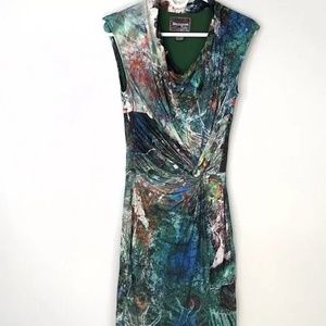 Desigual Graffiti Dream front knotted women dress